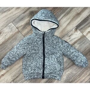 Gray Ben Sherman Baby/Toddler‎ Hooded Jacket Coat Zipper Size 24 Months